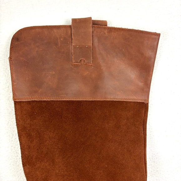 Lucky Brand Caramel Leather Kailan Knee-High Women's Riding Boots Size 9.5 - Picture 10 of 14